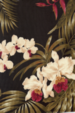 10kohala ginger, heliconia, orchids  non-upholstery barkcloth, Hawaiian vintage style fabric