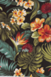 10moha vintage Hawaiian flowery fabric on apparel cotton fabric.