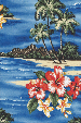 21mauna lepa Barkcloth Hawaii - Vintage Tropical Hawaiian Fabrics 21mauna lepa - tropical vintage style, Hawaiian botanical fabric.