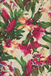 30wana'ao - a vintage indpired Hawaiian floral fabric with orchids and torch ginger flowers on a cotton apparel broadcloth.