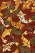 40koi pond Oriental Japanese koi - carp fish on cotton broadcloth apparel fabric.  overall photo 