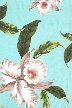 80'okika Barkcloth Hawaii - Hawaiian vintage style fabric with orchid flowers - cotton broadcloth
