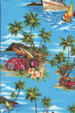 80olali, apparel cotton, woodies,surfboards, palm trees, airplanes, ships, Diamond Head, Hawaiian vintage style fabric.