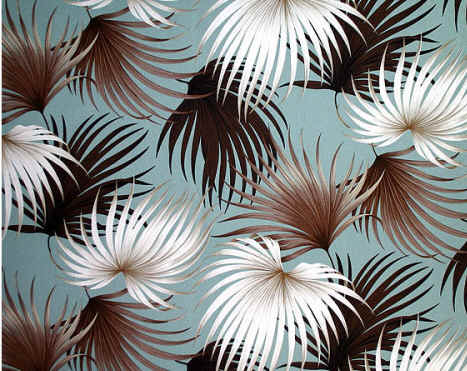 Big leafy Hawaiian Tropical Outdoor fabric