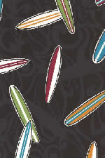 10po'e nalu Hawaiian vintage style fabric