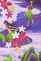 11hana ma'i Hawaiian vintage style fabric