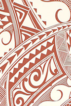 14tapa lolo vintage Hawaiian vintage Abstract Stylized polynesian tattoo/tapa. 100% Cotton Poplin, 44/45