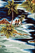 20isles Hawaiian vintage style fabric