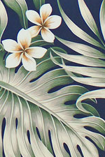 20mauna hawaiian vintage style fabric