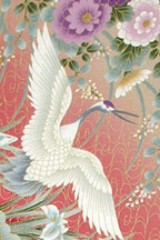 40cranes hawaiian vintage style fabric