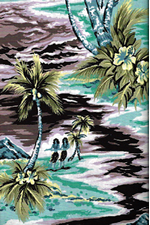80isles Hawaiian vintage style fabric