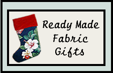 Hawaiian Christmas Stockings, aprons, pot holders.