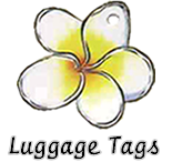Hawaiian Luggage Tags.