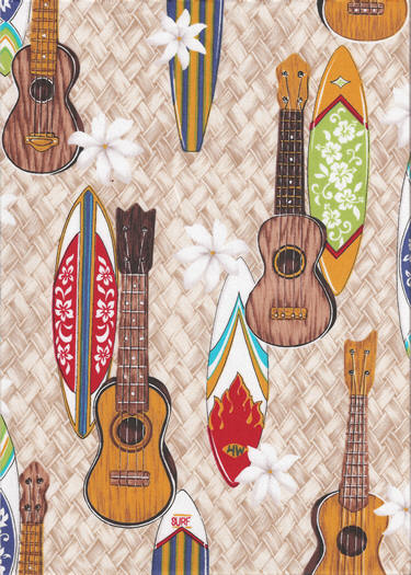 Hawaiian Musical Instruments ukulele apparel cotton