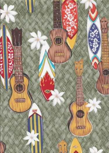 Hawaiian Musical Instruments ukulele apparel cotton