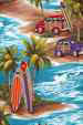 Diamond Head, palmtree, surfboards, woodys, woodies 