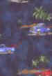 Navy Hawaiian cotton apparel fabric with trucks and surf boards