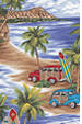 Diamond Head, palmtree, surfboards, woodys, woodies 