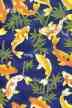 20koi pond Hawaiian vintage style fabric 