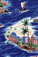 Sailboats, Waikiki, Hawaiian ocean scenic view, palm trees