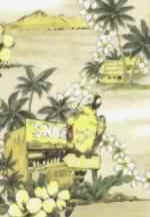 30kapili Hawaiian tropical floral apparel fabric