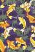 11koi pond Hawaiian vintage style fabric