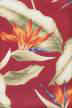 40Bahama Breeze Bird Of Paradise  flowers on non-upholstery bark cloth fabric. 
